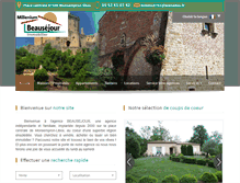 Tablet Screenshot of immo-beausejour.net